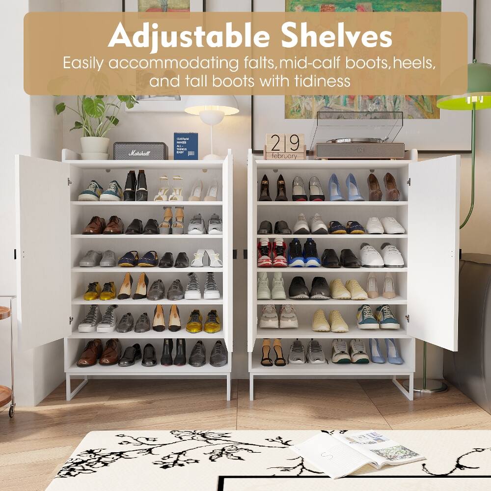 Adjustable Shelves  
Easily accommodating flats, mid-calf boots, heels, and tall boots with tidiness  

Marshall  
CULTION MAKES ALL THINGS  

2 9 February