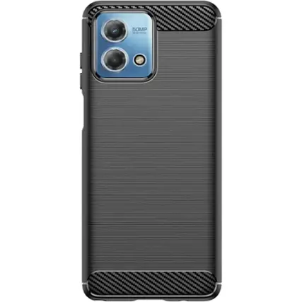 Front. SaharaCase - Anti-Slip Series Case for Motorola G Stylus 4G (2023) - Black.