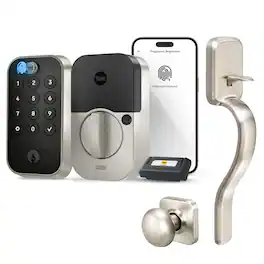 Yale - Assure Lock 2 Touch Keypad with Wi-Fi and Ridgefield Handleset - Satin Nickel