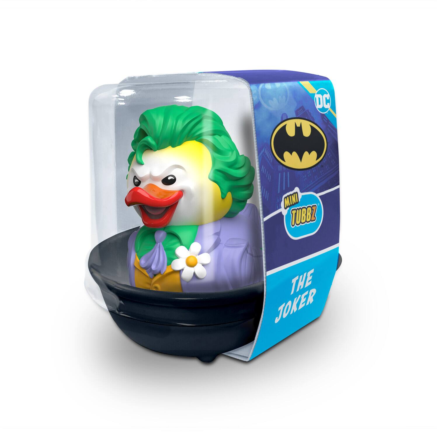 The text on the image is: "DC Mini Tubbz The Joker."