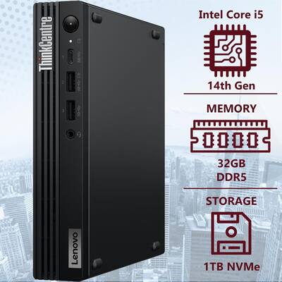 Lenovo Upgraded ThinkCentre M70q Gen 5 Desktop PC Intel Core i5 Lenovo Upgraded ThinkCentre M70q Gen 5 Desktop PC Intel Core i5