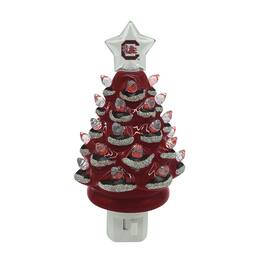 Santa's Workshop - South Carolina Gamecocks 6.5" Tree Night Lite - Garnet