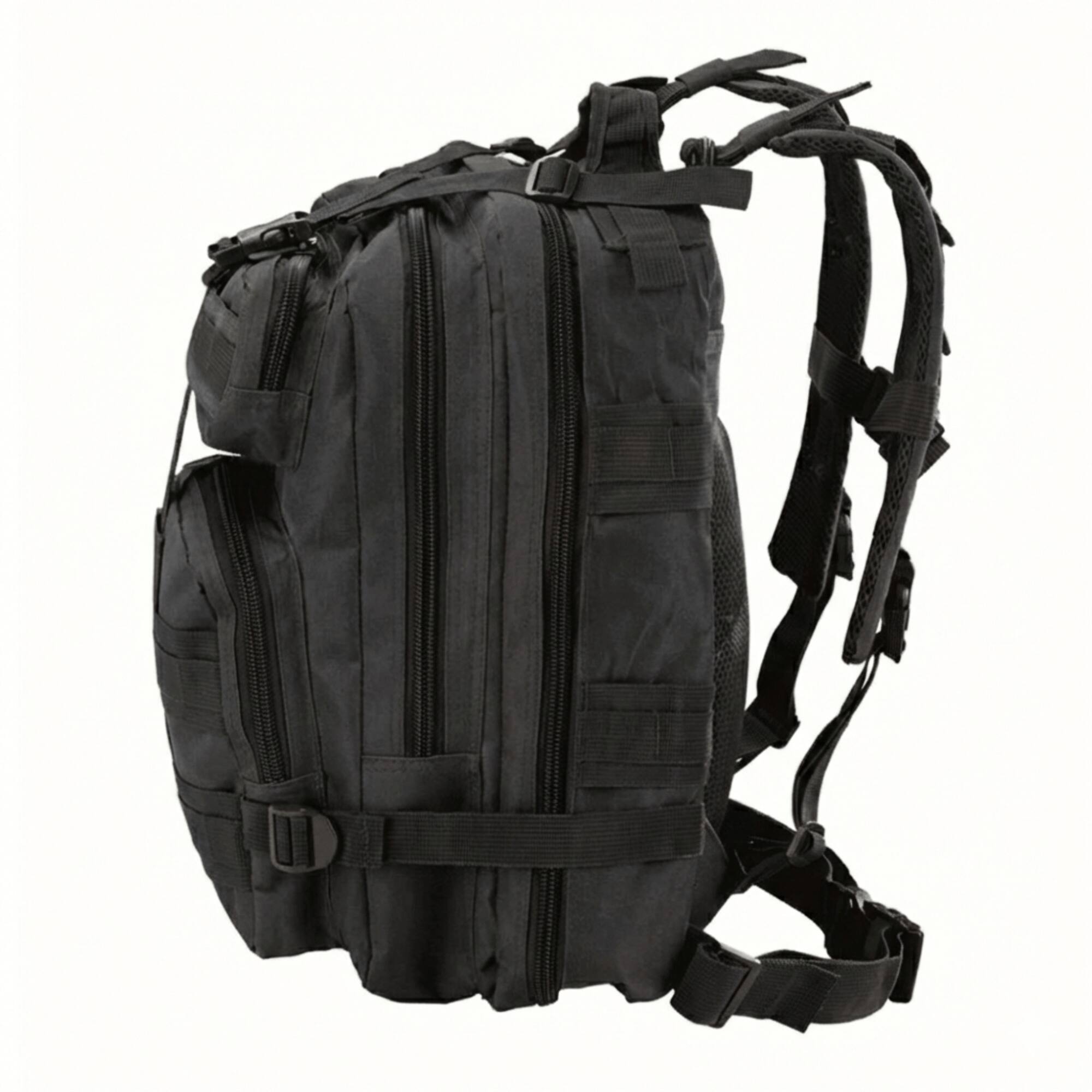 Alt View 3. XGear Tactical - Small 30L Tactical Backpack Survival Bag - Black.