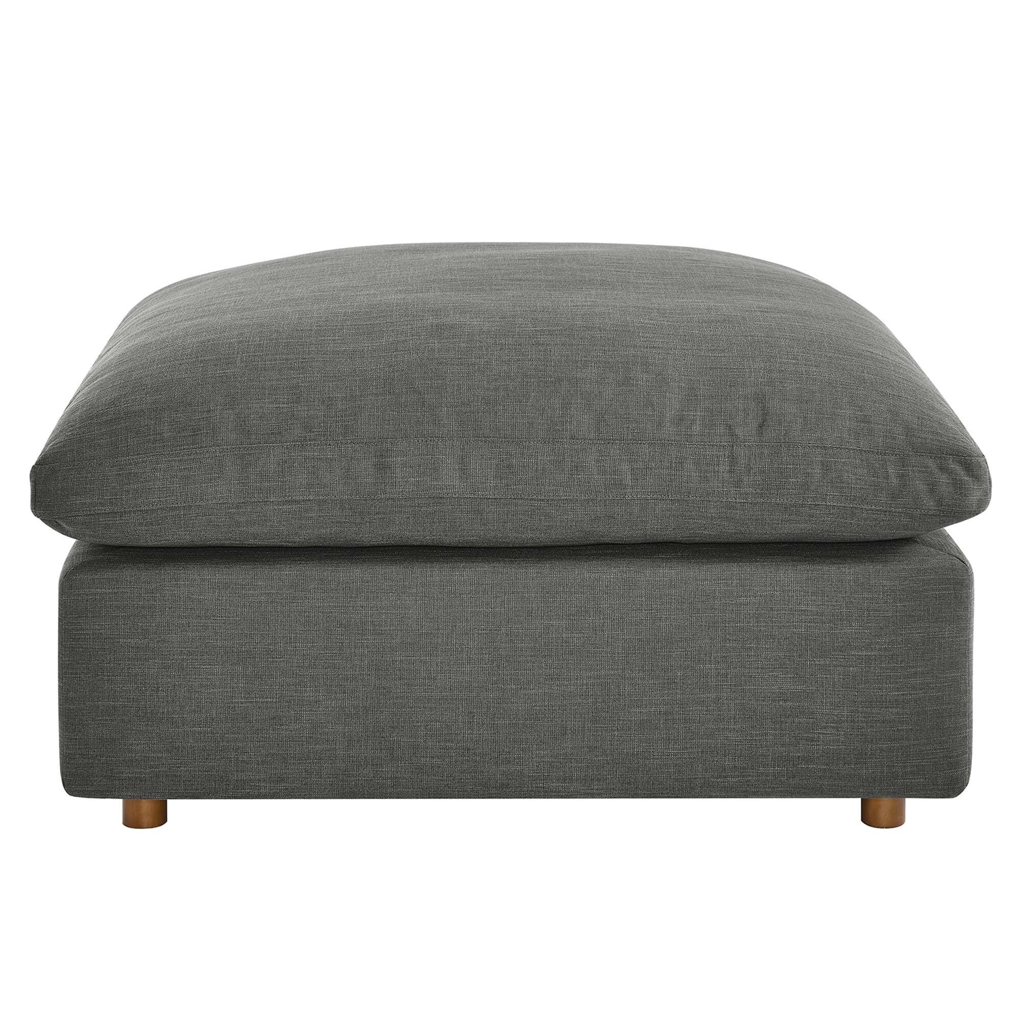 Alt View 2. Modway - Commix Down Filled Overstuffed Ottoman by Modway - EEI-3318-GRY.
