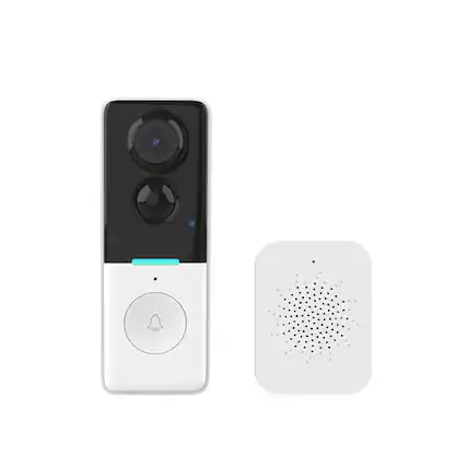 Front. Cluzine - Smart Video Doorbell Camera with AI Detection, Cloud Storage,Indoor Chime for Home Security.
