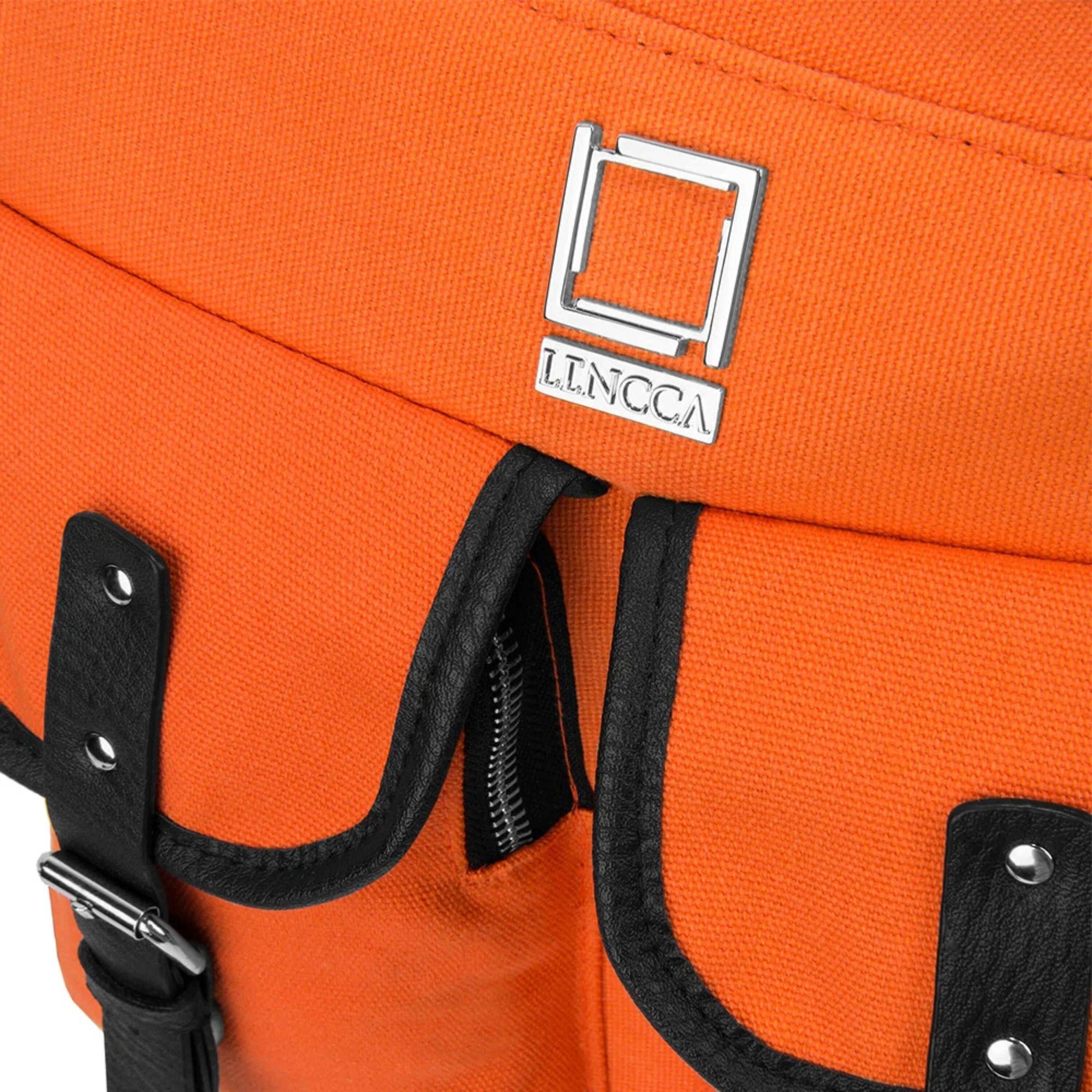 Alt View 4. Kitcheniva - Tablet Backpack Messenger Bag Carry Case For 11" iPad - Orange.