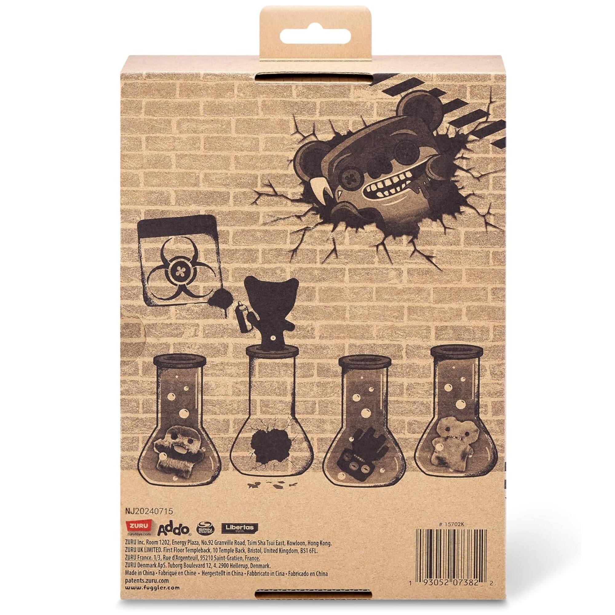 NJ20240715  
ZURU Addo LiberTos  
TT ZURE IM Room 1202 Energy Plaza, No.92 Granville Road Tsim Sha Tsui, Kowloon Hong Kong  
ZURU UK LIMITED First Floor Temple Back 10 Temple Back Bristol, United Kingdom  
ZURU France 13 Rue Rangentrul 95310 Saint Gratien France  
ZURU Denmark Ap. Tuborg Boulevard 12 E 2000 Mellerrup Denmark  
Made in China - Fabriqué en Chine - Hergestellt in China - Fabricato in Cina  
patents.zuru.com  
www.fuggler.com  
1 a 15/02K 93052 07382 2