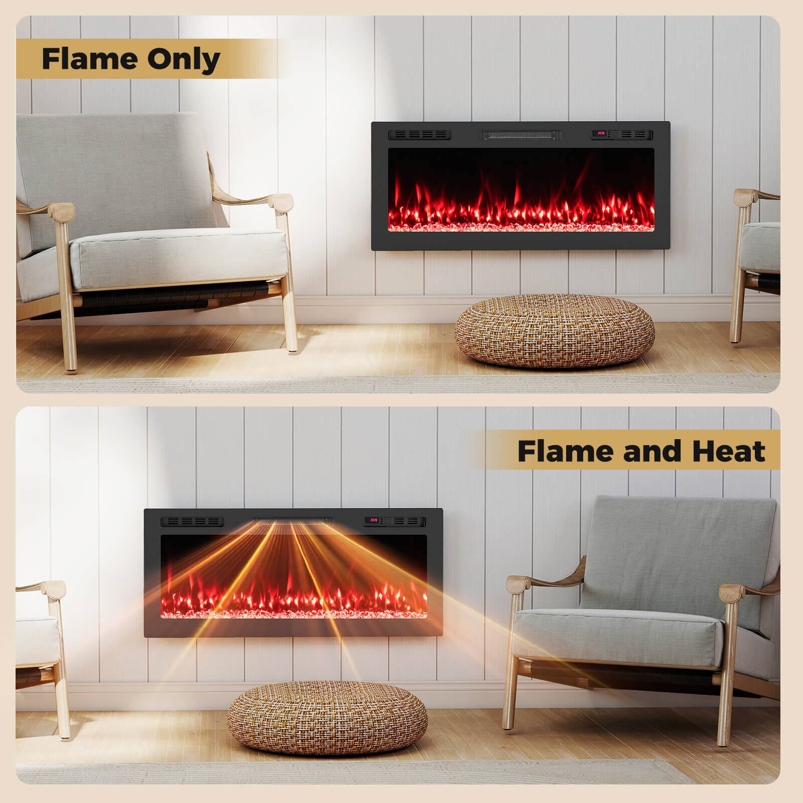 Flame Only  
Flame and Heat