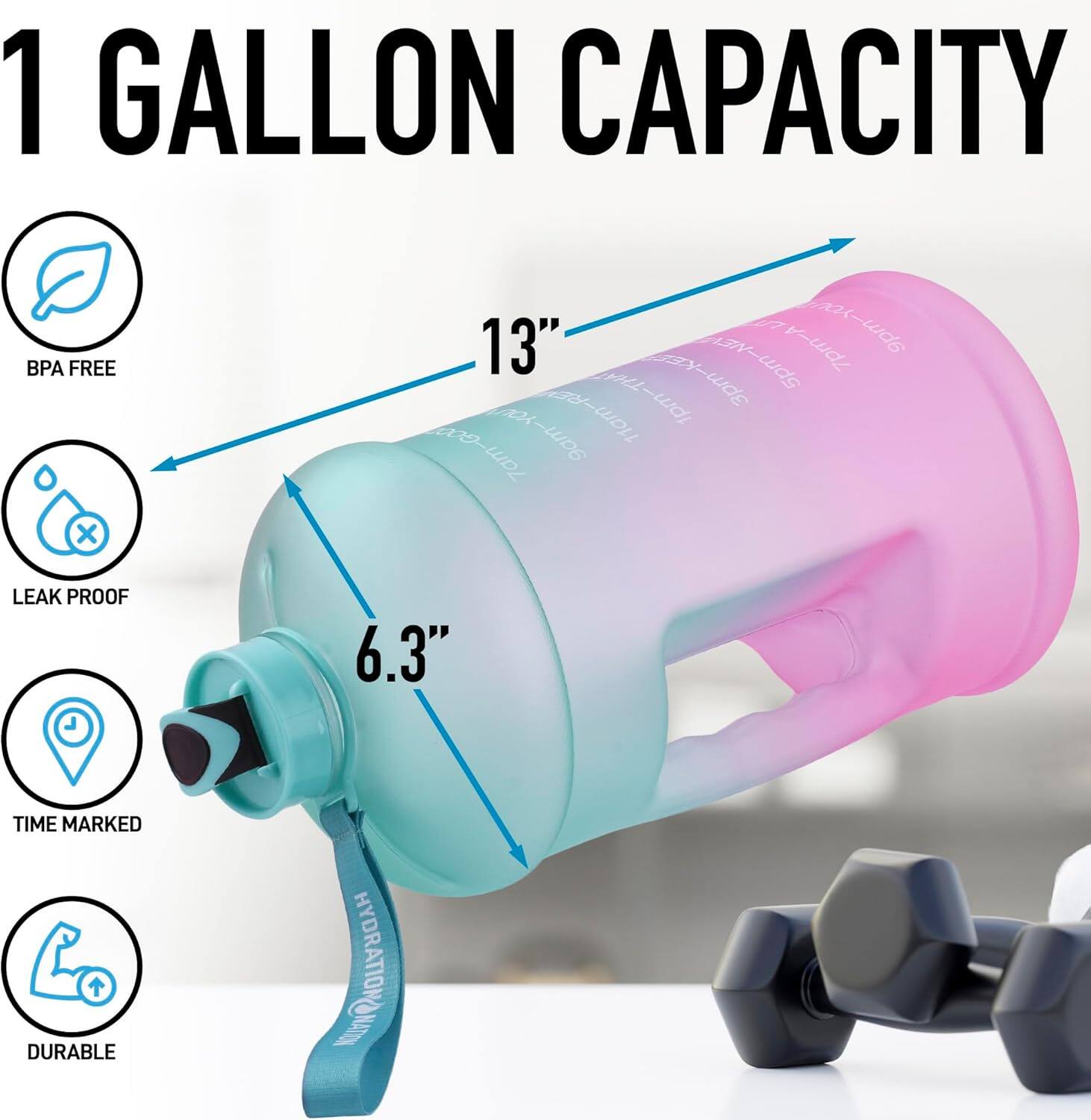 Ombre Green and Pink