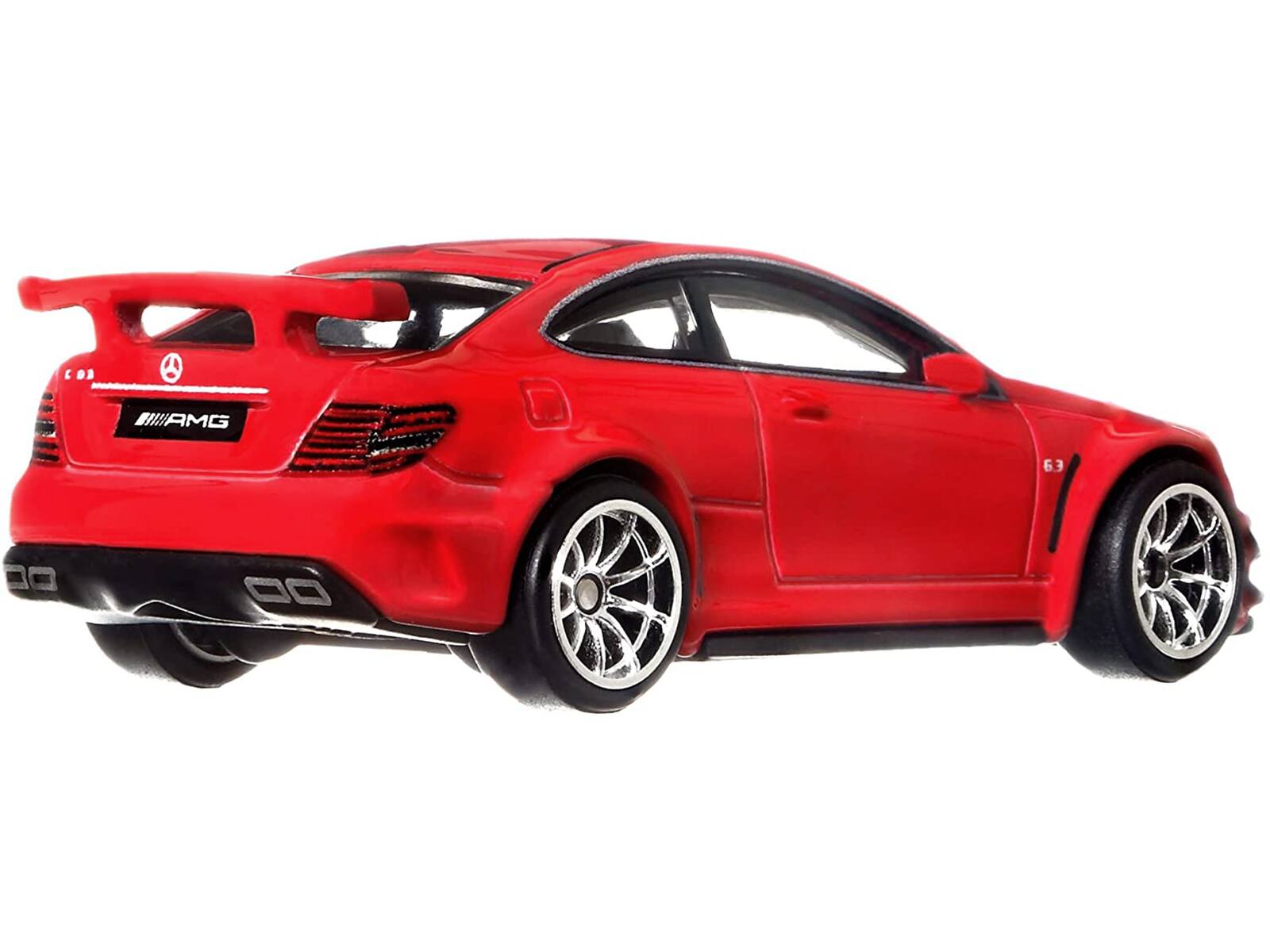 Alt View 3. Hot Wheels - 2012 Mercedes Benz C63 AMG Coupe Black Series Red "Deutschland Design" Series Diecast Model Car by Hot Wheels.