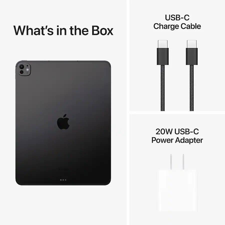 What's in the Box

- USB-C Charge Cable
- 20W USB-C Power Adapter