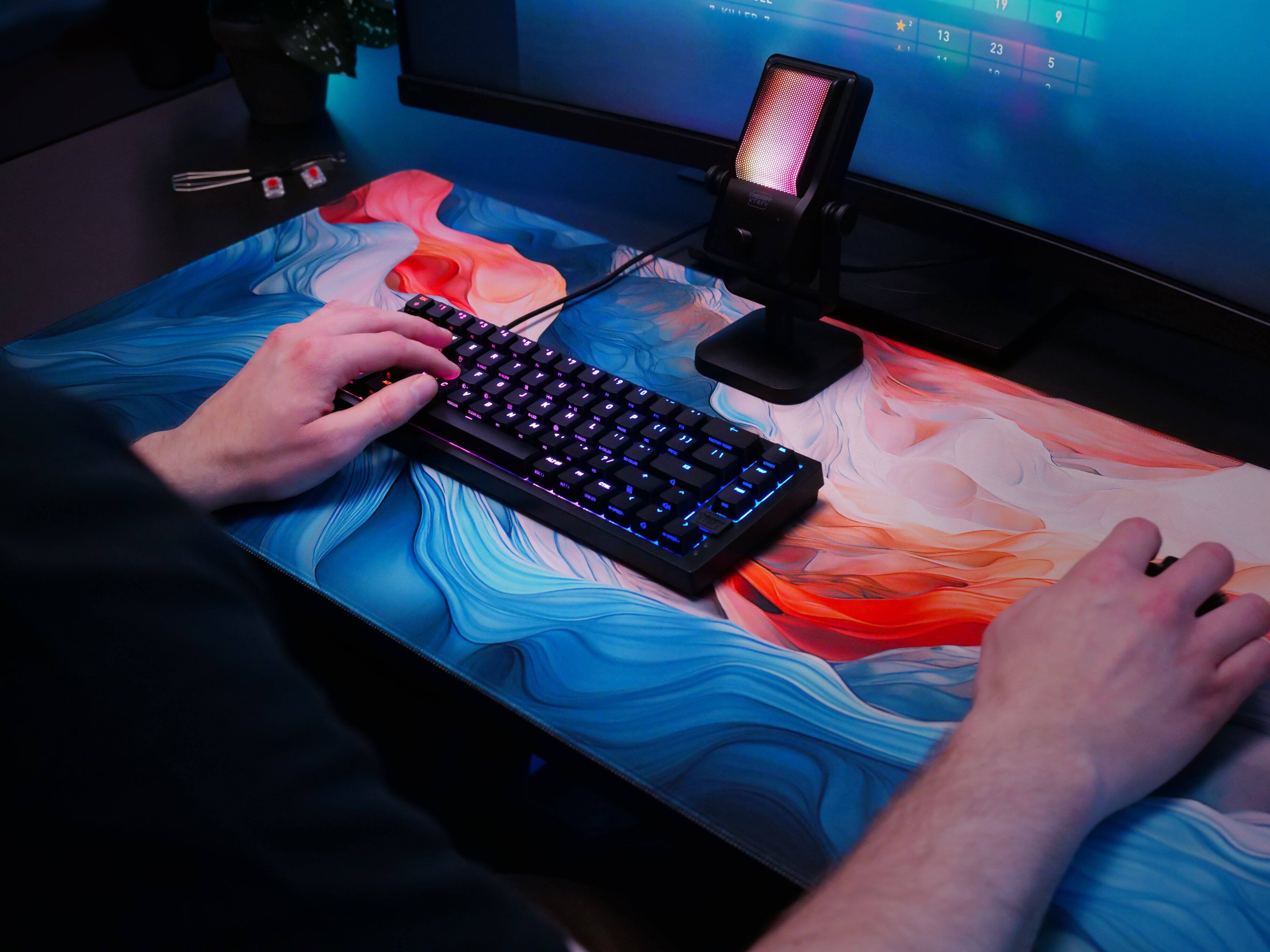 Alt View 3. CHERRY - Mechanical Gaming Keyboard BK - Black.