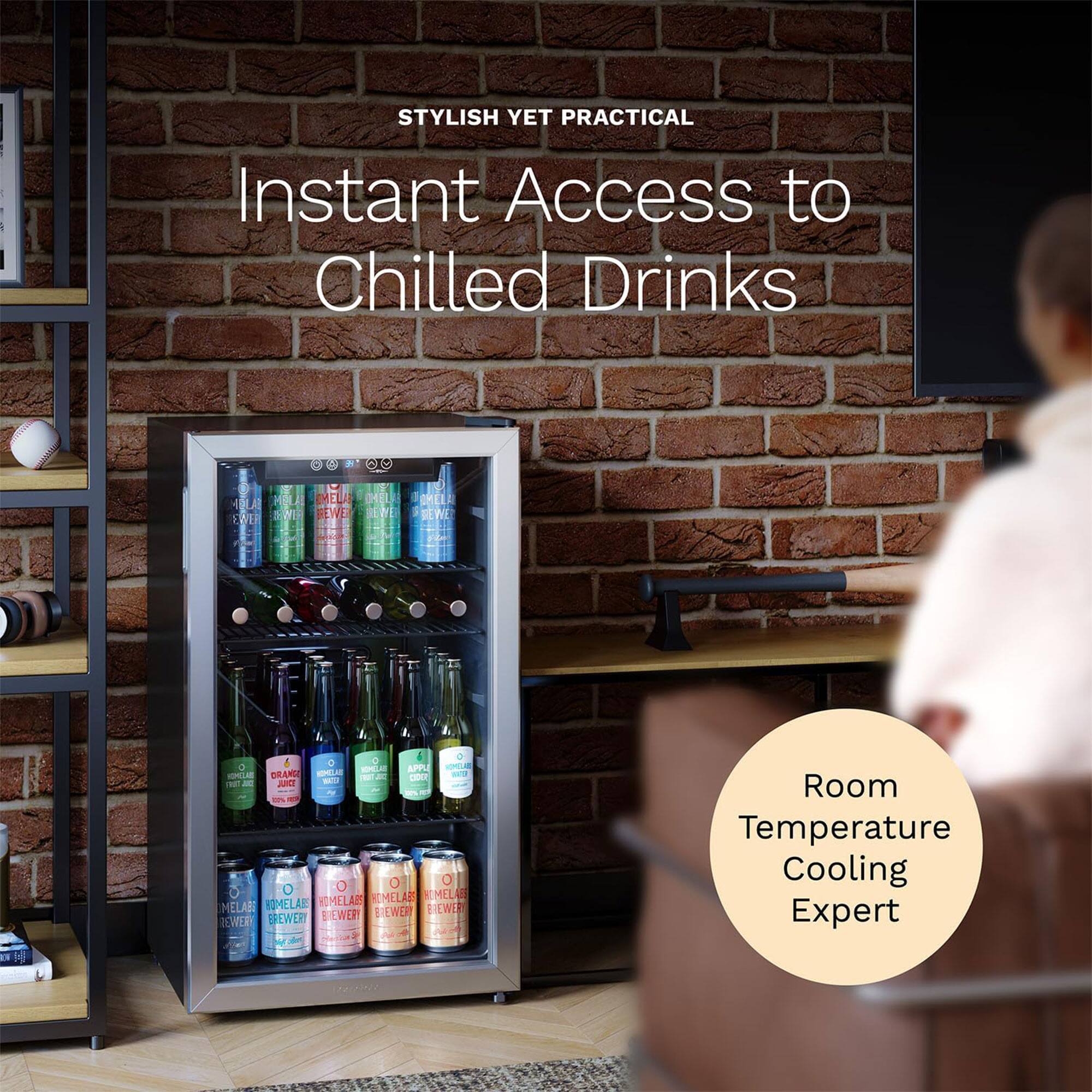 STYLISH YET PRACTICAL  
Instant Access to Chilled Drinks  

Room Temperature Cooling Expert