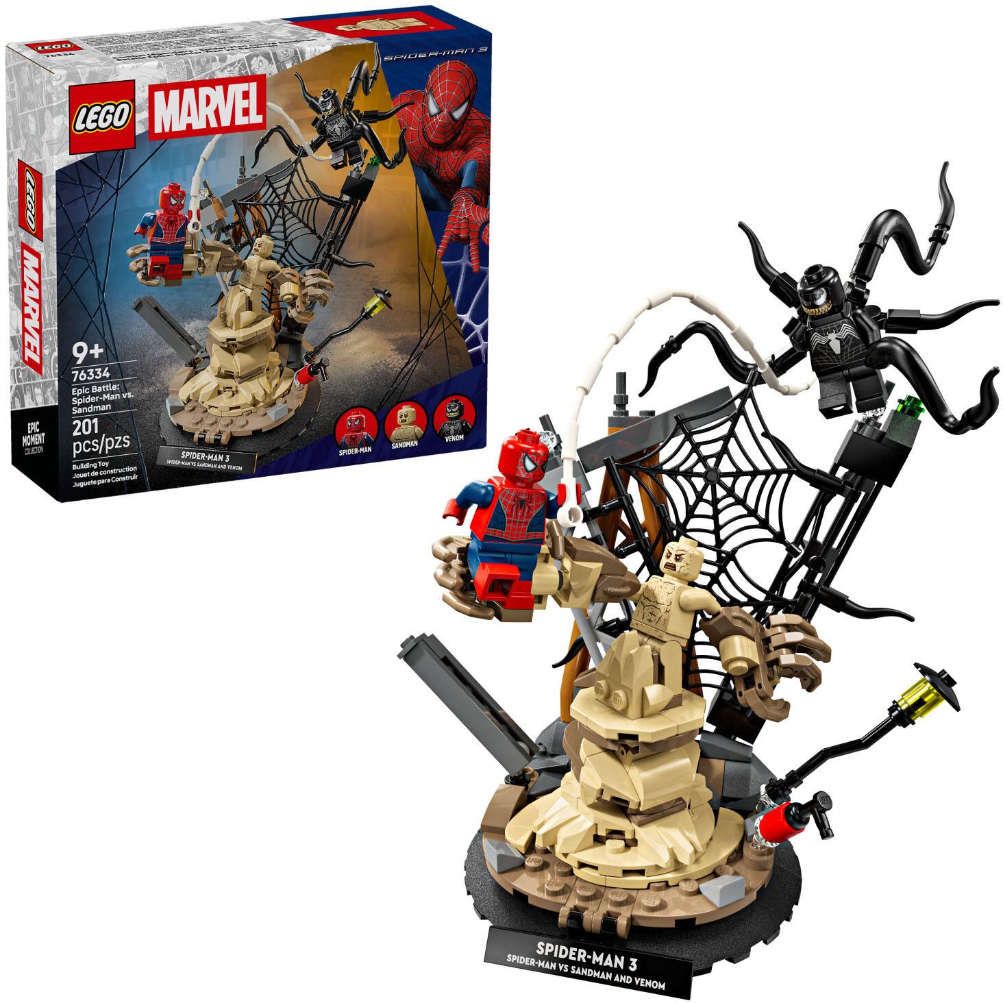 LEGO MARVEL 9+ 76334 Epic Battle: Spider-Man vs. Sandman and Venom 201 pcs/pzs

Epic name: Man eL Splder Sandman

SPIDER-MAN 3
SPIDER-MAN VS SANDMAN AND VENOM