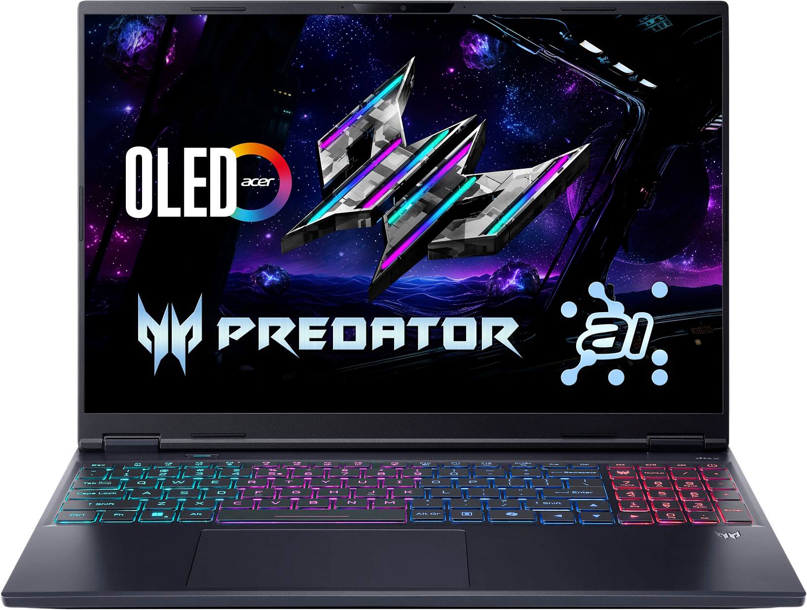 Acer - Predator Helios Neo 16S AI Gaming Laptop - 16" OLED 165Hz - Intel Core Ultra 9 - NVIDIA GeForce RTX 5060 – 16GB – 1TB - Obsidian Black