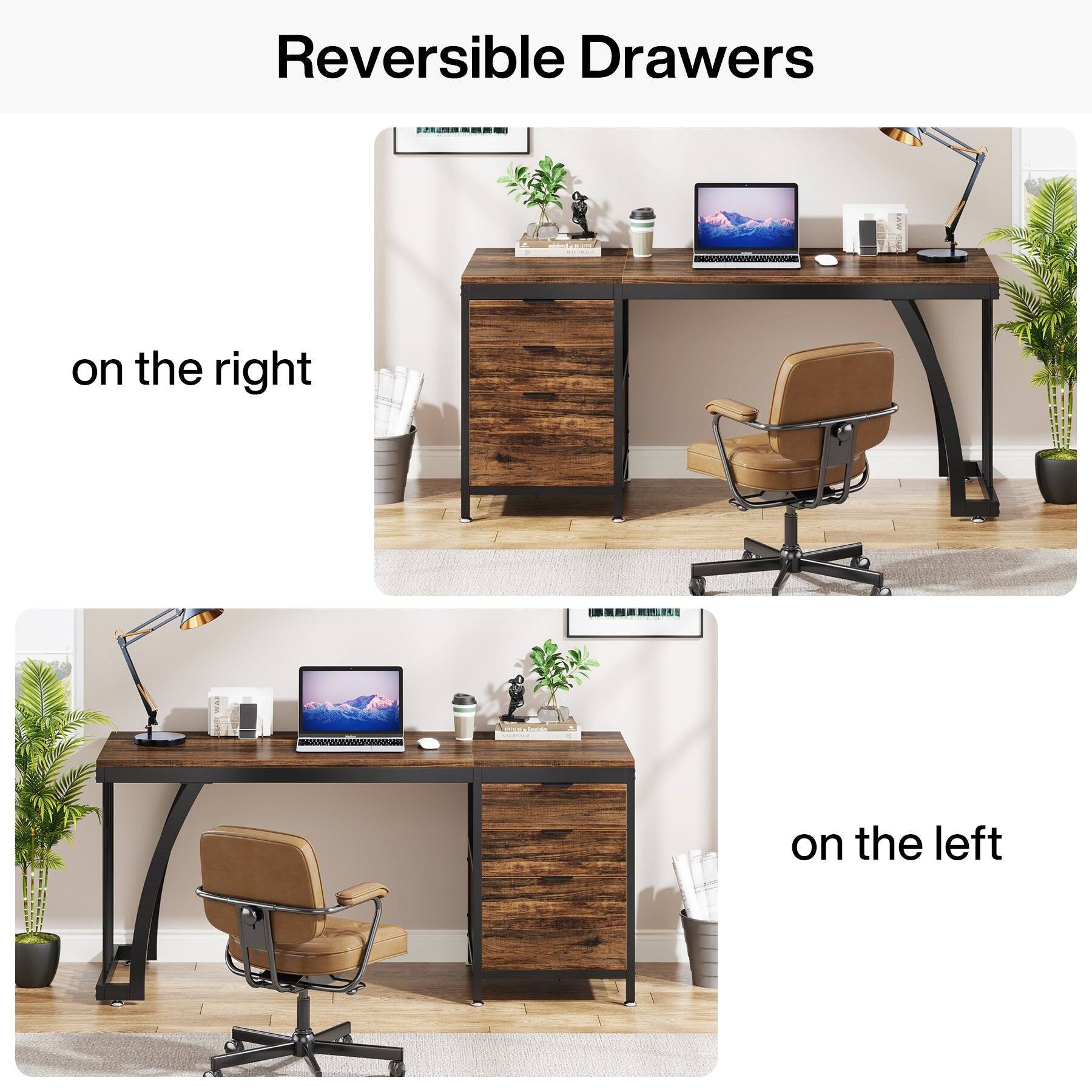 Reversible Drawers

on the right

on the left