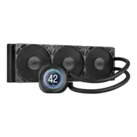 CORSAIR - NAUTILUS 360 LCD - Black - Front_Zoom