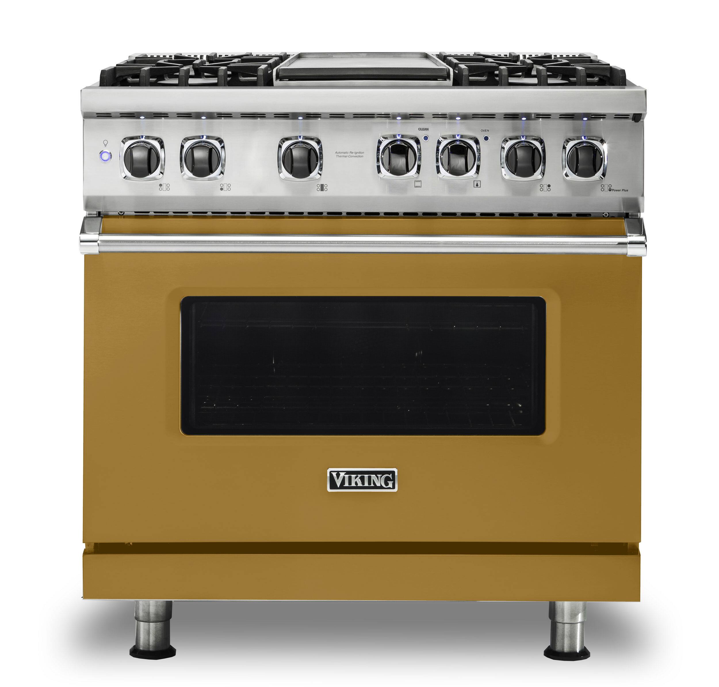 Viking - 36-Inch Dual Fuel Freestanding Range - Golden Hour