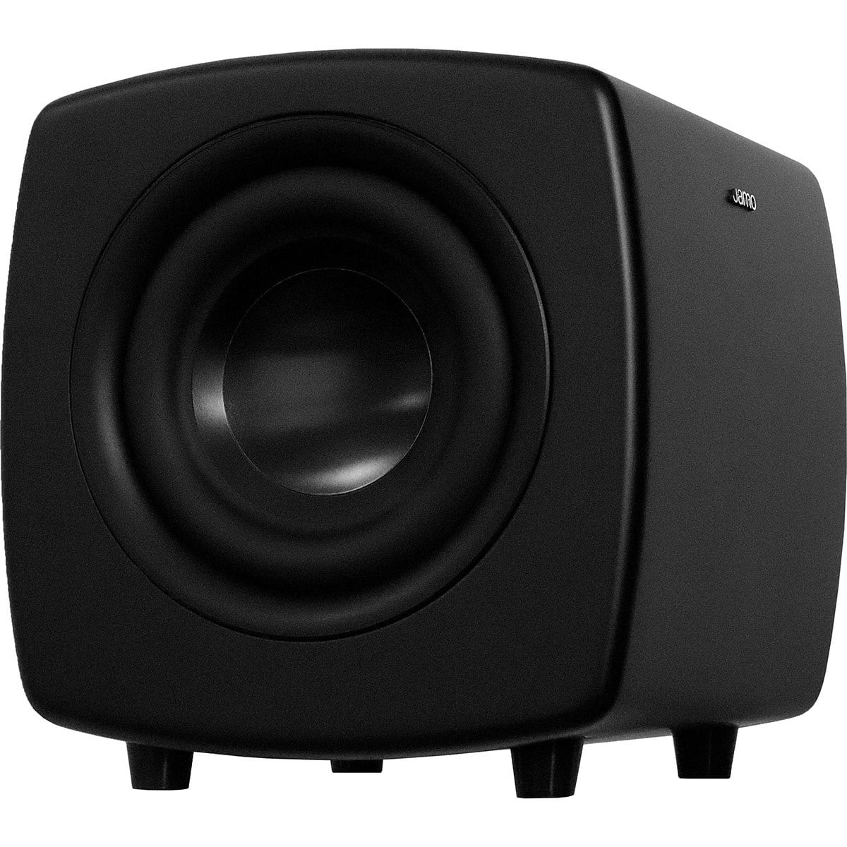 Jamo - Active Subwoofer Matte Black - Black, Gray, Khaki Green, White