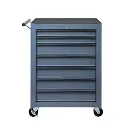 Boyel Living - GREY Rolling Metal Tool Chest with 7 Drawers, 20" 7-Drawer Tool Chest Cabinet