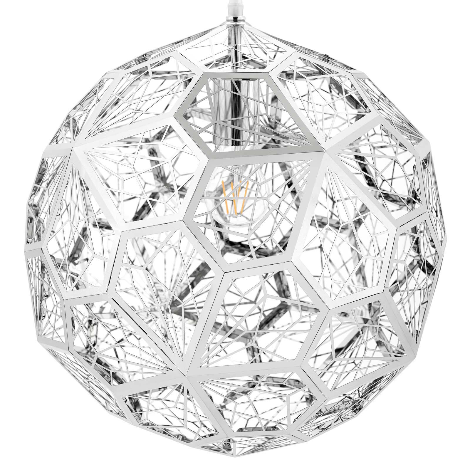 Left. Modway - Shine Pendant Chandelier by Modway - Silver.