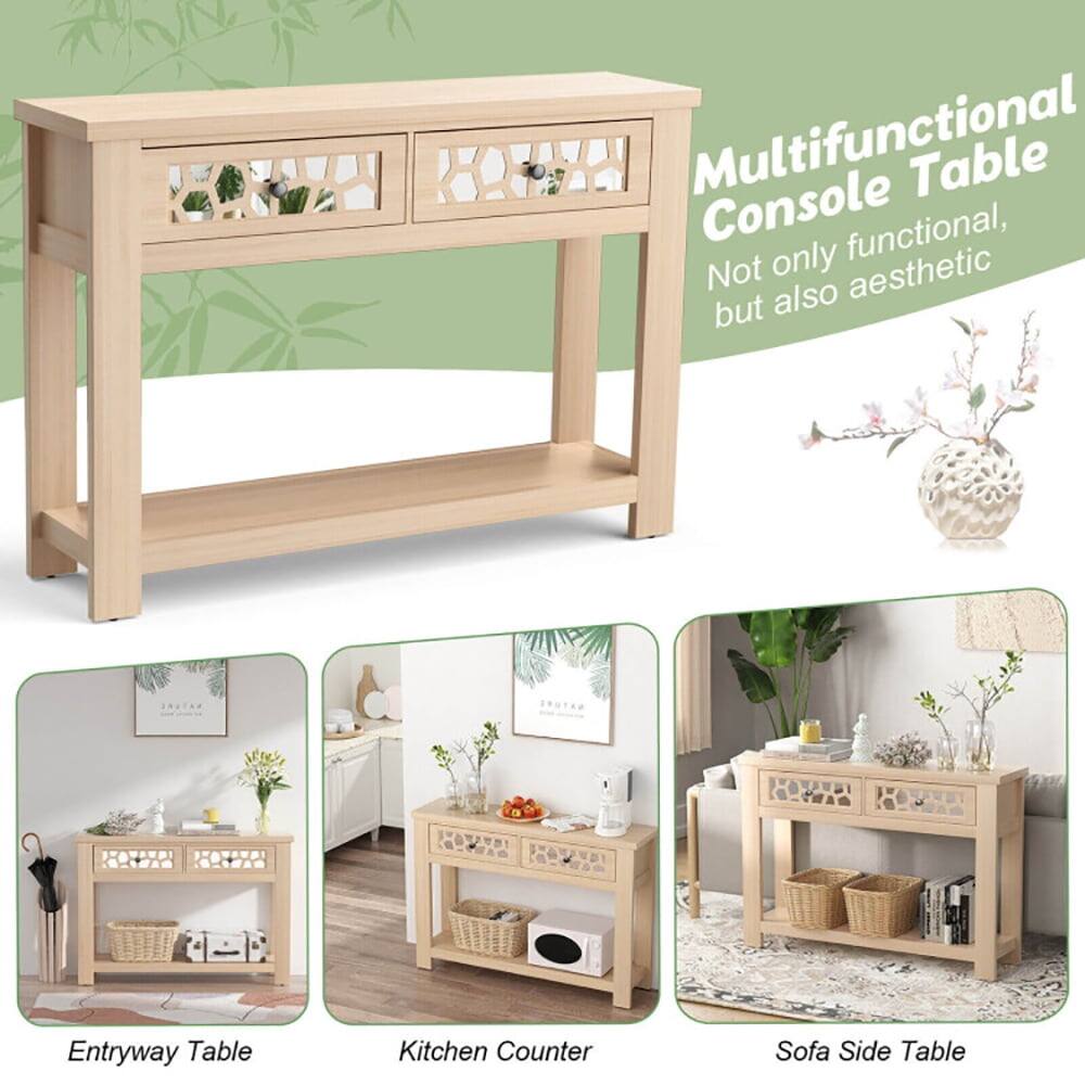 Multifunctional Console Table  
Not only functional, but also aesthetic  

Entryway Table  
Kitchen Counter  
Sofa Side Table