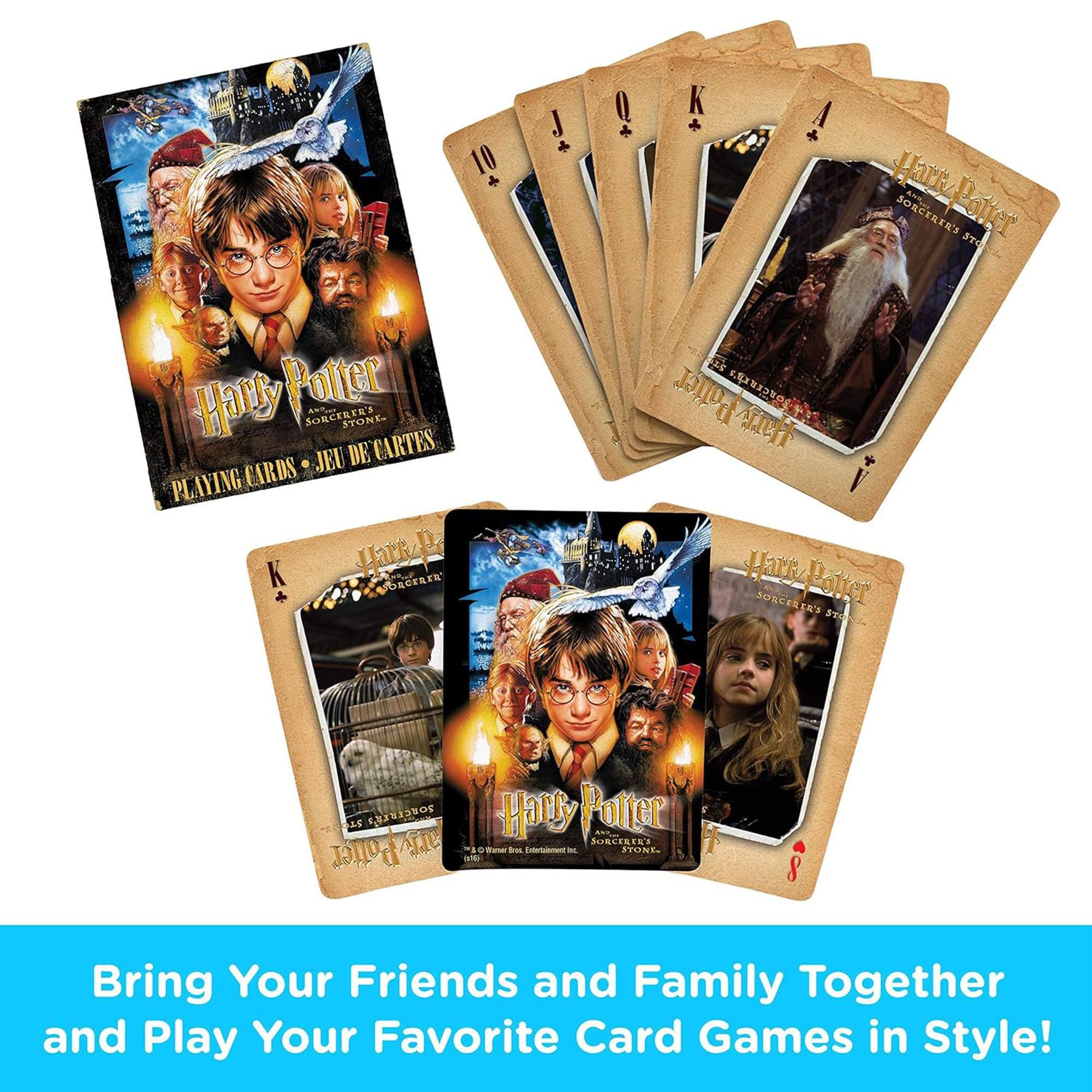 Harry Potter  
Sorcerer's Stone  
Playing Cards - Jeu de Cartes  

Bring Your Friends and Family Together and Play Your Favorite Card Games in Style!
