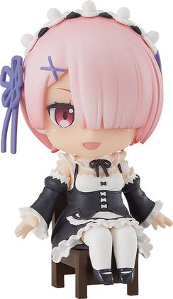 Good Smile Company - Re: Zero - Ram Nendoroid Swacchao Action Figure - Collectibles - Multicolor