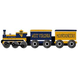 Fan Creations - West Virginia Mountaineers 6'' x 24'' Train Cutout Sign - Multicolor