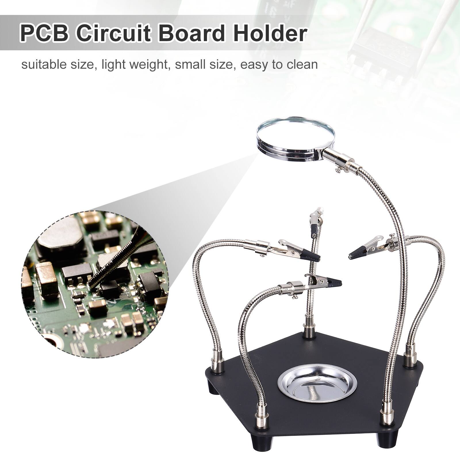 PCB Circuit Board Holder

suitable size, light weight, small size, easy to clean