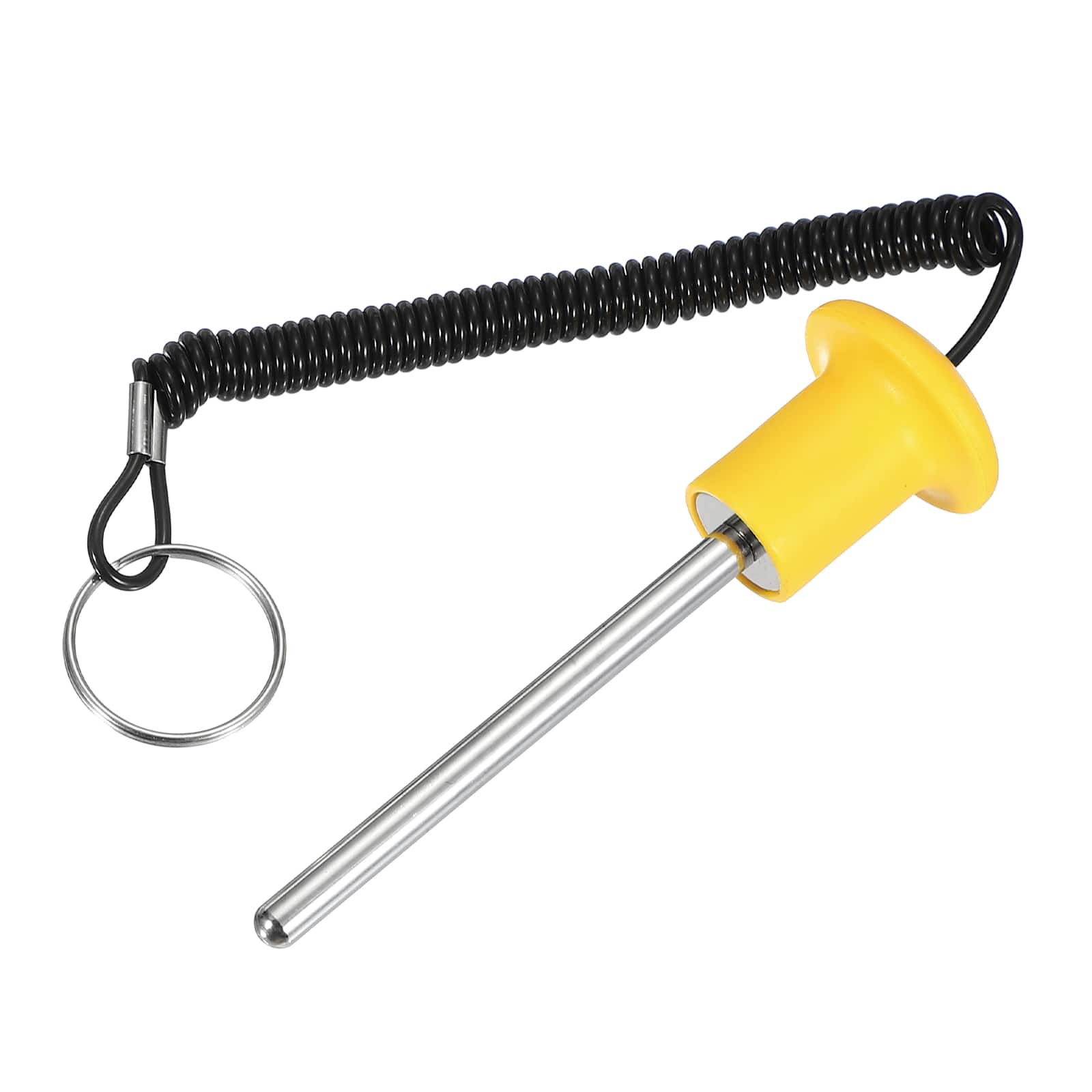 Unique Bargains - Gym Pin, Weight Stack Pin Strength Training Replacement with Pull Rope 0.3 x 3.9 Inch for Home/Gym - Yellow price history on PriceWatchPro