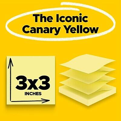 The Iconic Canary Yellow  
3x3 Inches