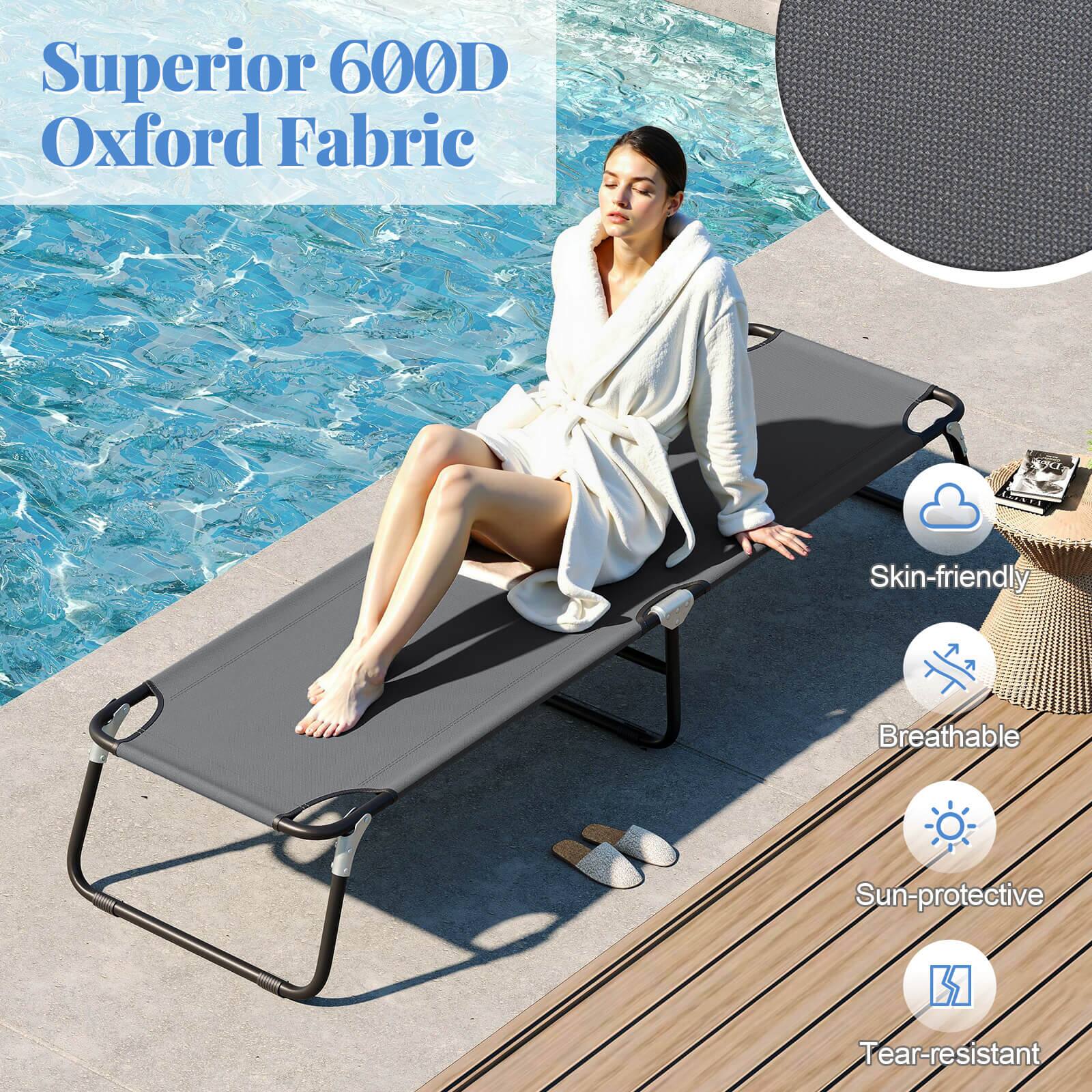 Superior 600D Oxford Fabric

- Skin-friendly
- Breathable
- Sun-protective
- Tear-resistant