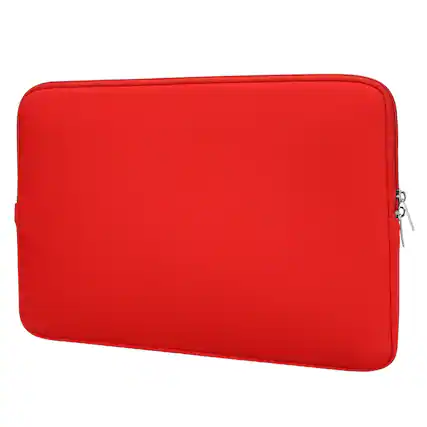 Front. Unique Bargains - Laptop Case - Polyester Computer Sleeve Carrying Bag, Shockproof Protective Cover for 17" Notebook - Red.