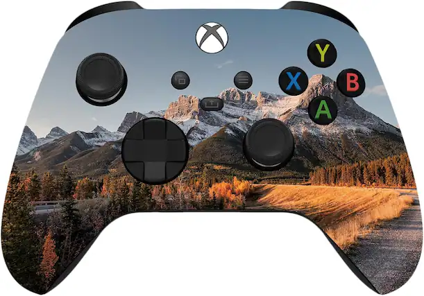Front. ProControllers - Custom Wireless Controller for Xbox Series X|S, Xbox One, & PC - Mountain Ranch.