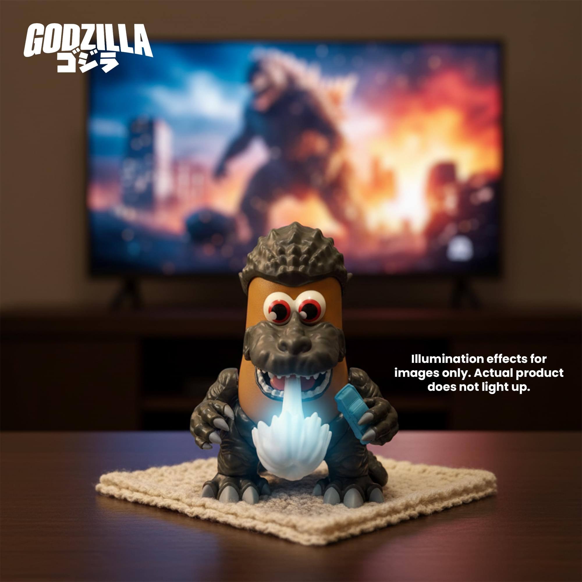 GODZILLA  
ゴジラ  

Illumination effects for images only. Actual product does not light up.