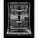 Alt View 2. JennAir - 24" Top Control Built-In Dishwasher with Precise Fit 3rd Rack for Cutlery with Plasma Coating, 39 dBA - Stainless Steel.