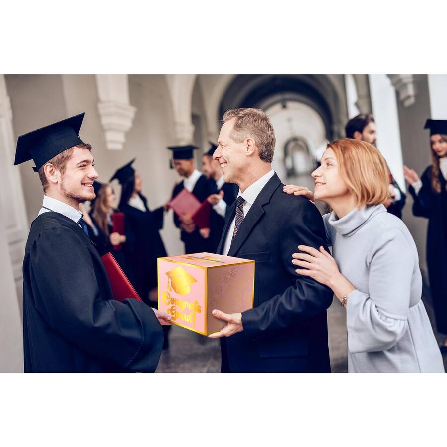 Paradigms Interiors Graduation Card Box Cardboard Congrats Grad Boxes ...