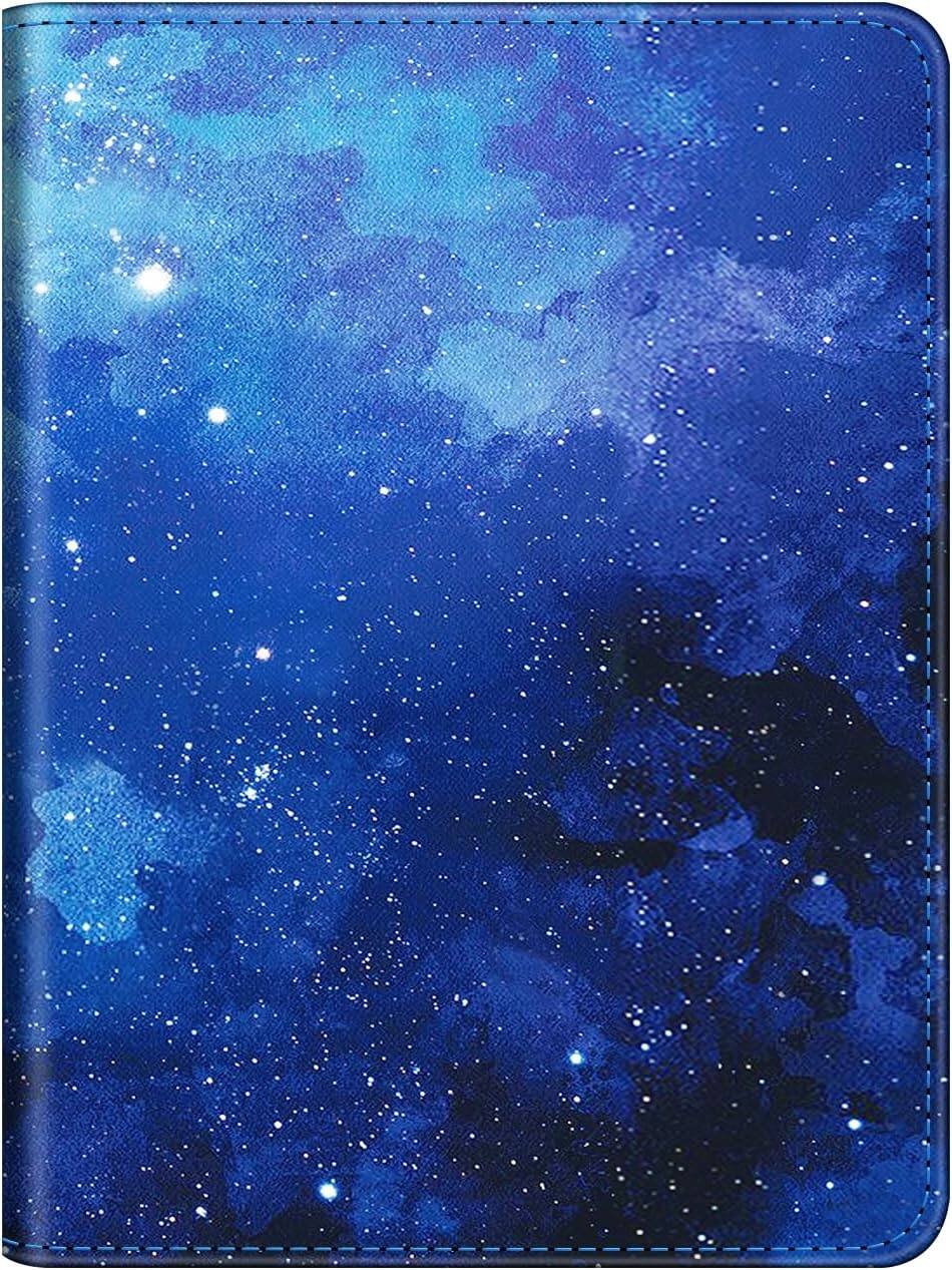 Alt View 4. Fintie - Case for 7"/6.8" Kindle Paperwhite 12th/11th Gen & Kindle Colorsoft PU Leather Stand Cover Foldable Kickstand Hand Strap - Starry Sky.