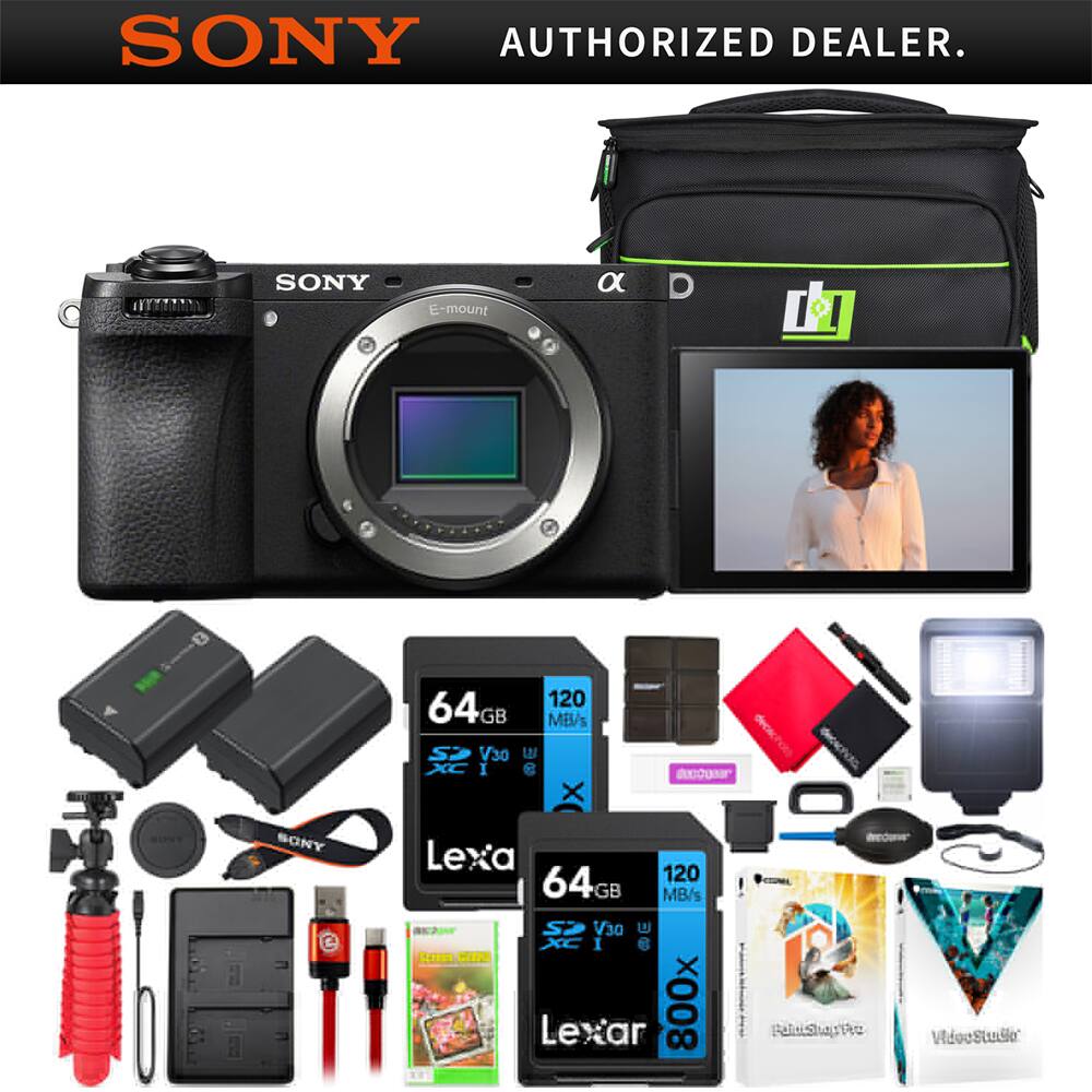 SONY AUTHORIZED DEALER.

SONY E-mount

64GB 120 MB/s SP V30 XC I e

Lexar 64GB 120 MB/s SP V30 XC I e

800x

VideoStudio

VideoStudio
