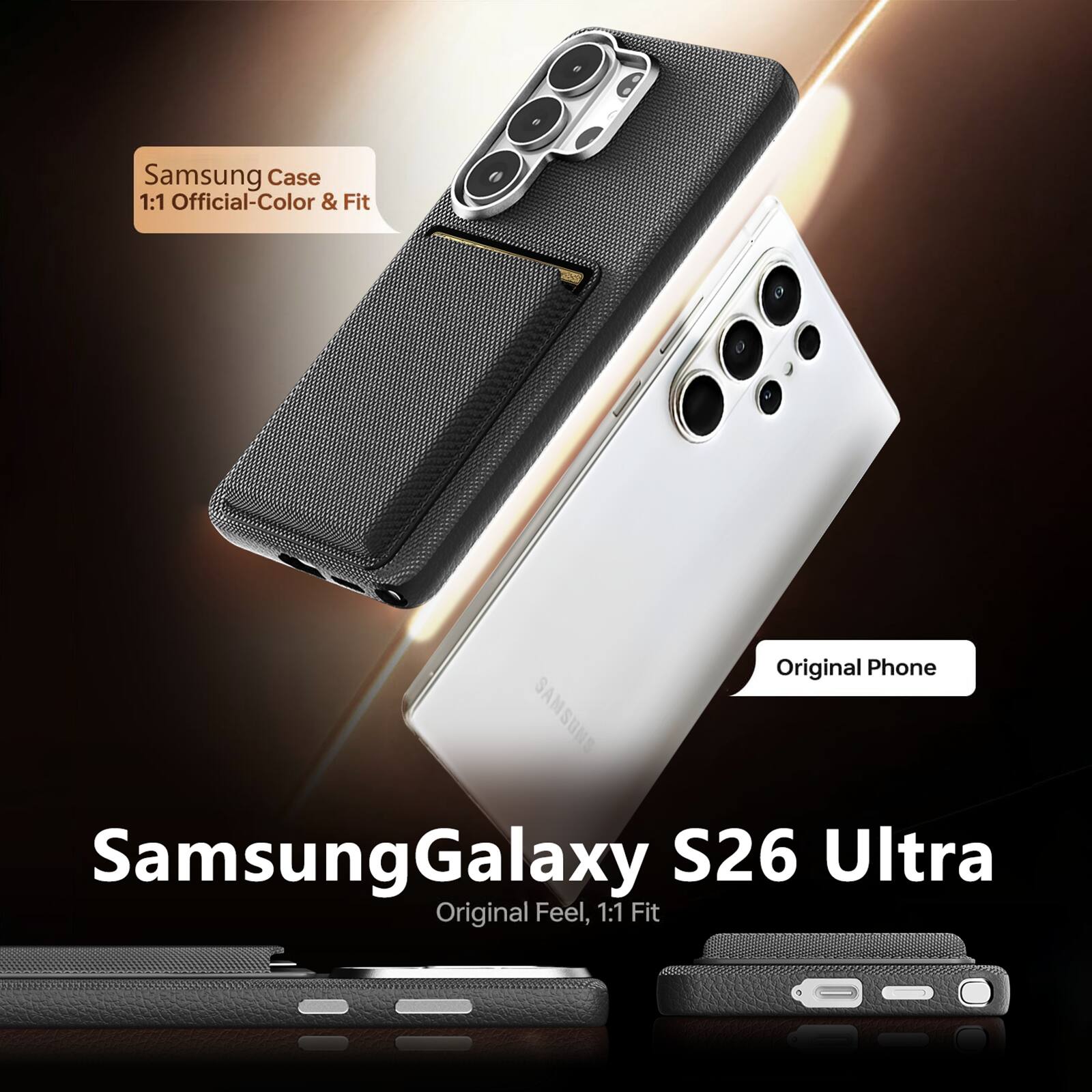 Samsung Case 1:1 Official-Color & Fit

Samsung Galaxy S26 Ultra

Original Phone

Original Feel, 1:1 Fit