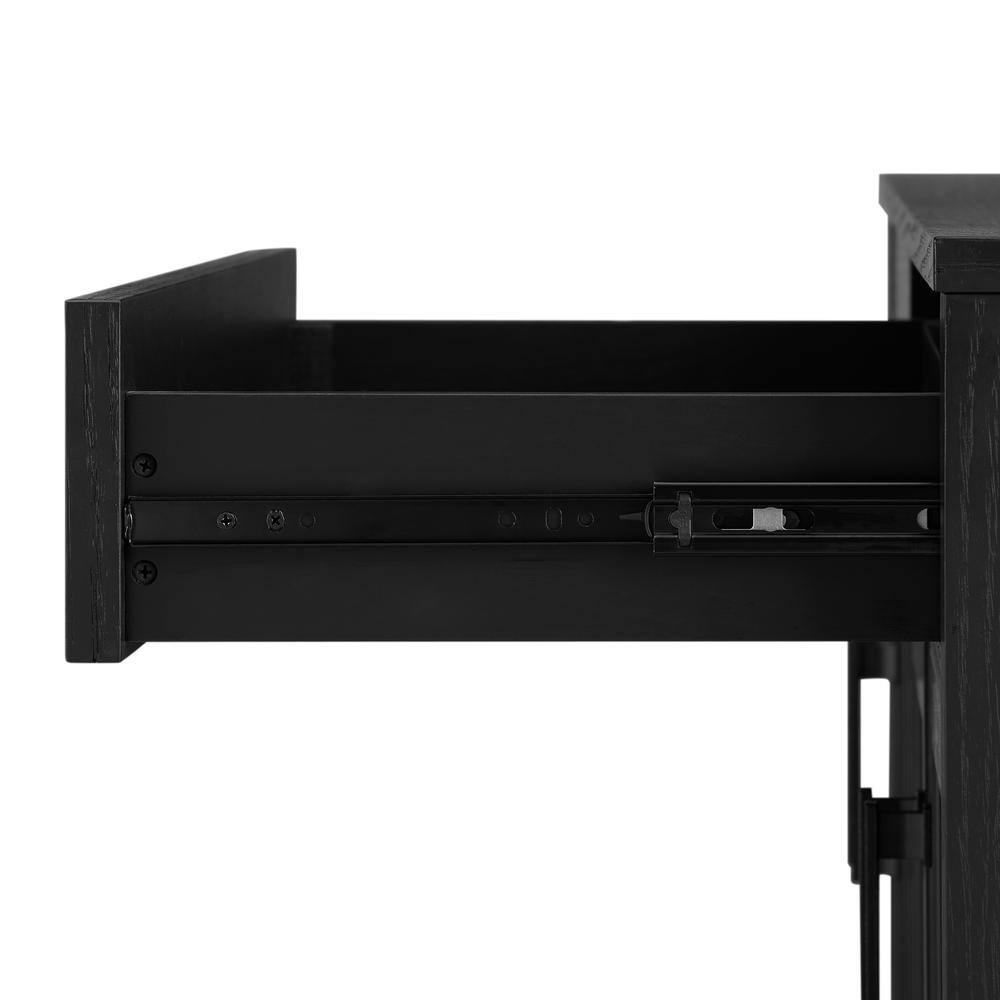 Alt View 4. Crosley Furniture - Milo Sideboard - Black.