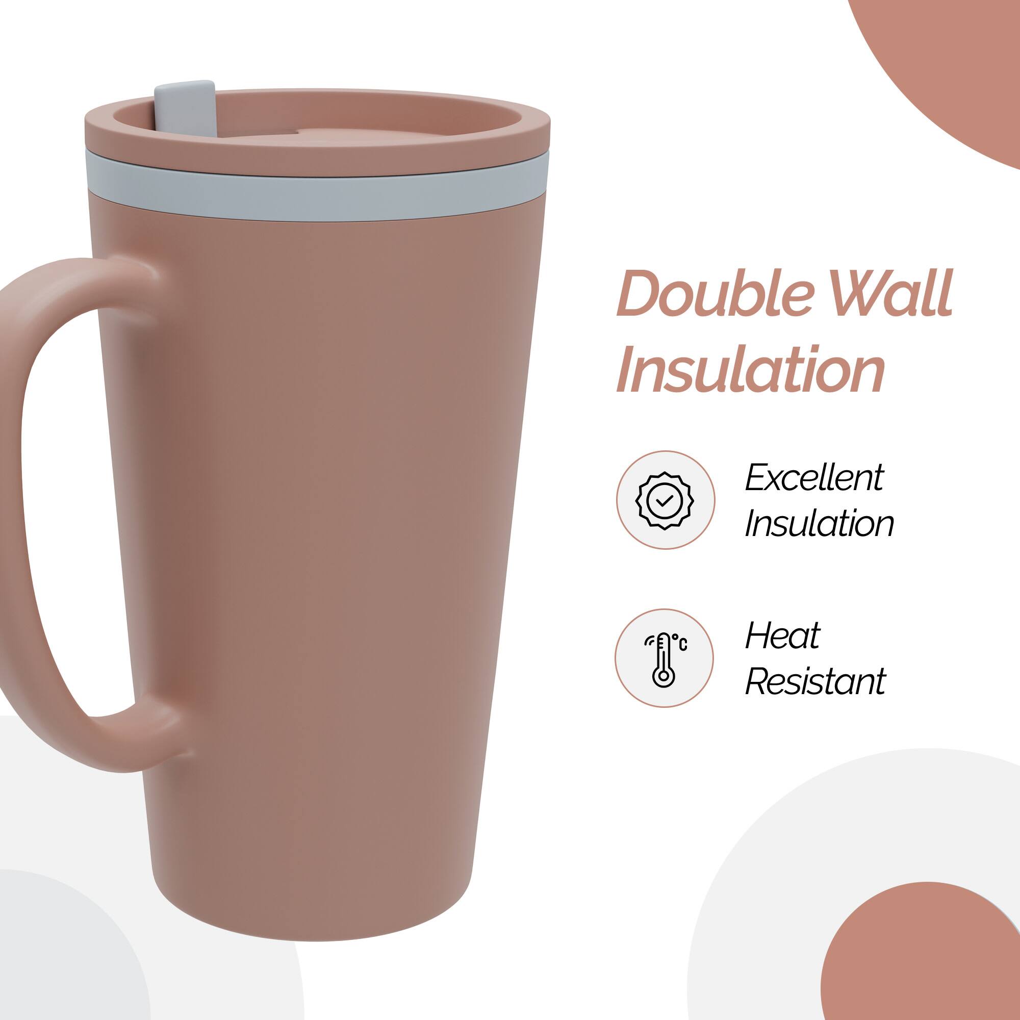 Double Wall Insulation  
Excellent Insulation  
Heat Resistant