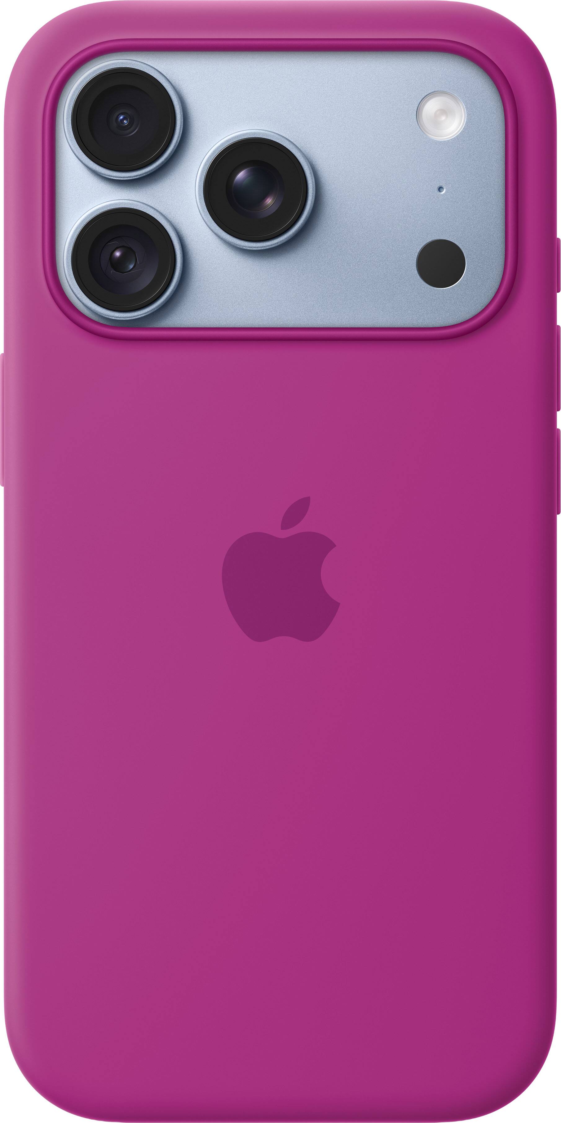 Alt View 1. Apple - iPhone 18 Pro Silicone Case with MagSafe (2026) - Magenta.