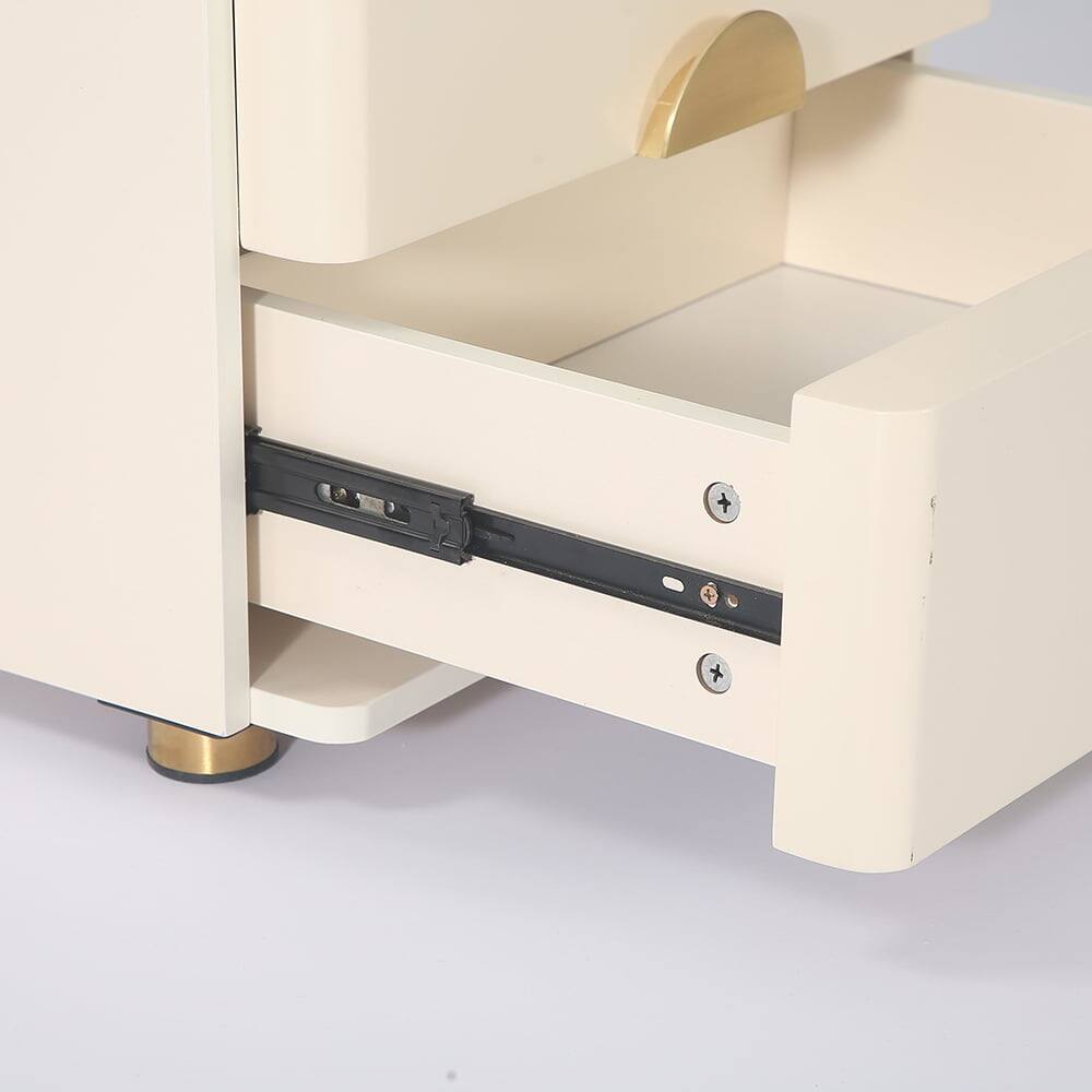 Left. Kadyn - Kadyn End Table, Side Table Slim Chair Side Table, No Assembly Required, Bedside Table for Living Room Bedroom - Beige.