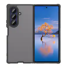 Front. Sahara - Venture Series Matte Case for Samsung Galaxy Z Fold7 - Scorpion Black.