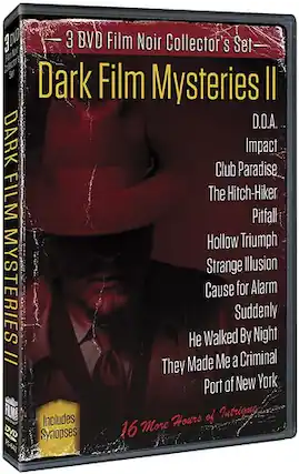 Front. Dark Film Mysteries II - DVD.