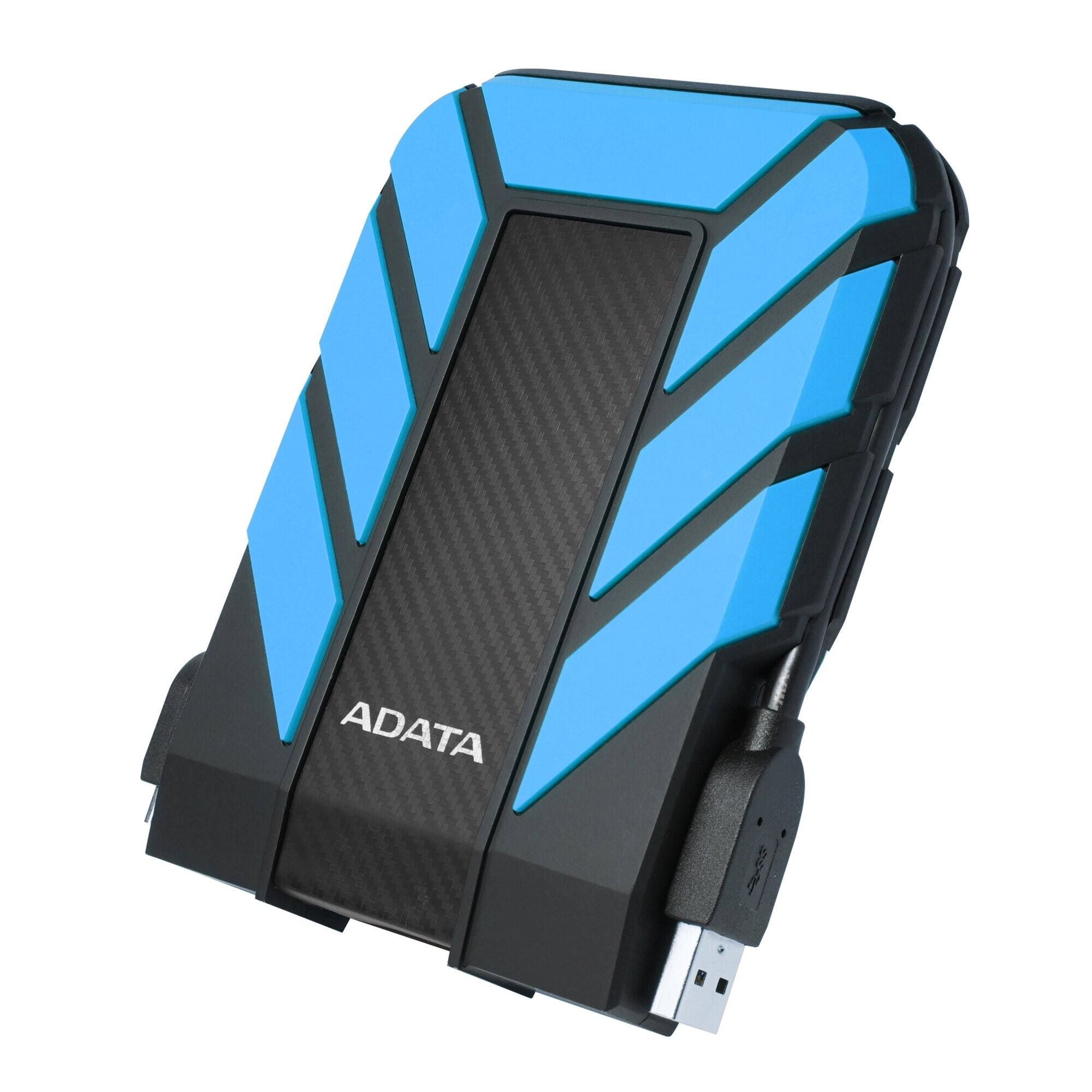 Left. ADATA - HD710 Pro AHD710P-1TU31-CBL 1 TB 2.5" External Hard Drive - BLUE.