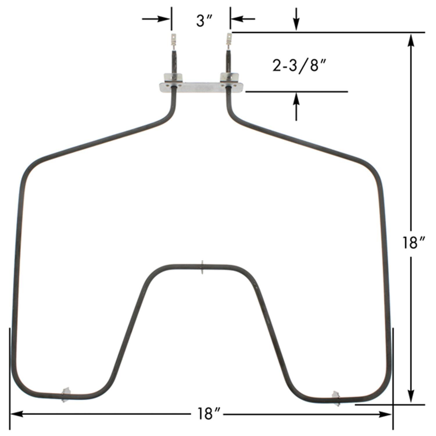 3" 2-3/8" 18" 18"