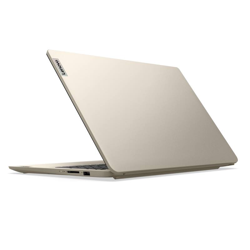Alt View 5. Lenovo - Lenovo IdeaPad 1 15.6" HD Laptop,Intel N4500,12GB RAM,512GB SSD+128GB eMMC,1 Year Office 365,Win11 Pro,Sand - Sand.